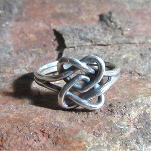 James Avery Silver Love Knot Ring